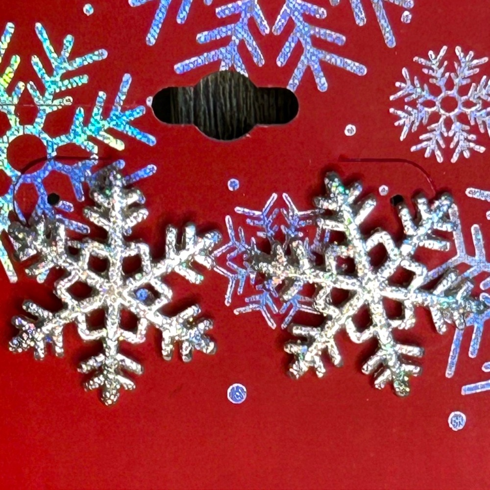 NWT Snowflake Earrings
